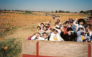 Fall field trips to the Pumpkin Patch at Bishop's Pumpkin Farm in Wheatland, California