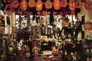 Halloween Haven for ghost and goblin shopping at Bishop's Pumpkin Farm in Wheatland, California