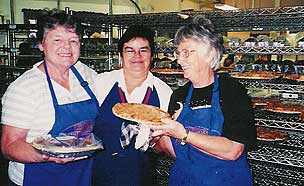 Great Holiday pies from Mrs. B's Kitchen at Bishop's Pumpkin Farm in Wheatland, California