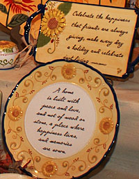 A wide assortment of seasonal and country gifts at Bishops Pumpkin Farm in Wheatland, California