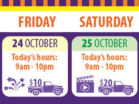 Hours & Pricing for Bishop's Pumpkin Farm in Wheatland